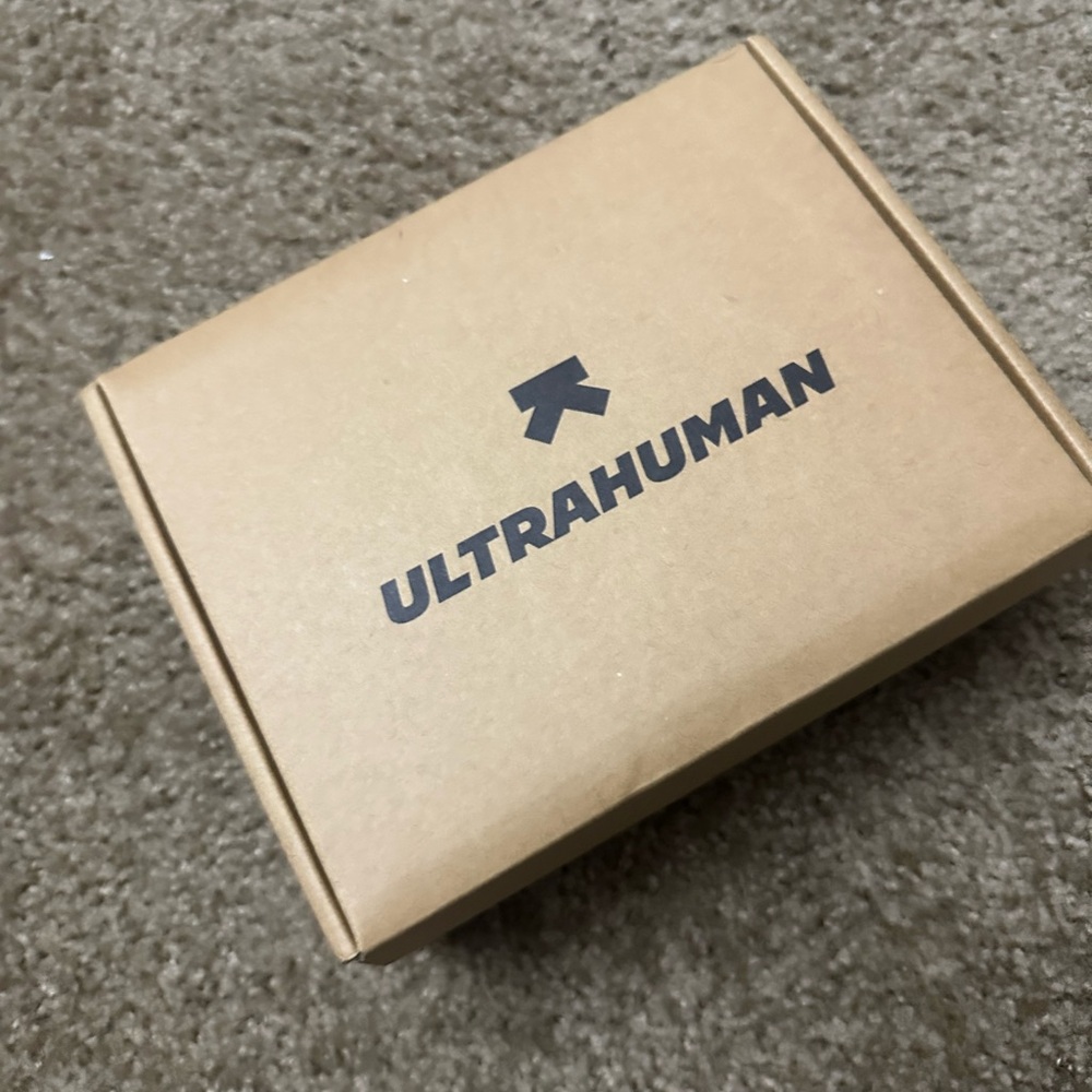 NWT Ultrahuman Black Smart Ring Matte Grey Size 8
